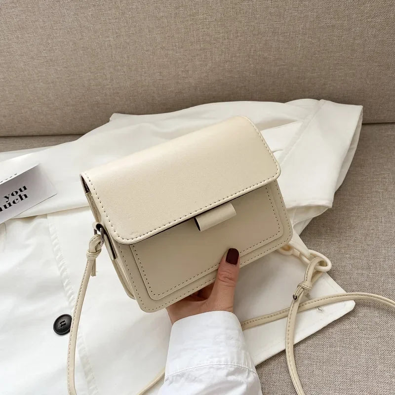 Fashion Brand Women's Small Crossbody Bag | Lightweight PU Leather Messenger Bag (Flap Handbag Purse, Summer Travel Bag for Female)