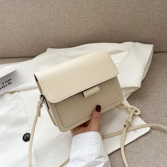 Fashion Brand Women's Small Crossbody Bag | Lightweight PU Leather Messenger Bag (Flap Handbag Purse, Summer Travel Bag for Female)