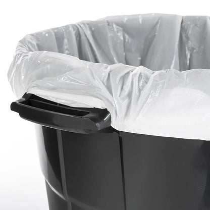 20 Gallon Heavy Duty Plastic Garbage Can with Click Lock Lid, Portable Indoor Outdoor Waste Container.