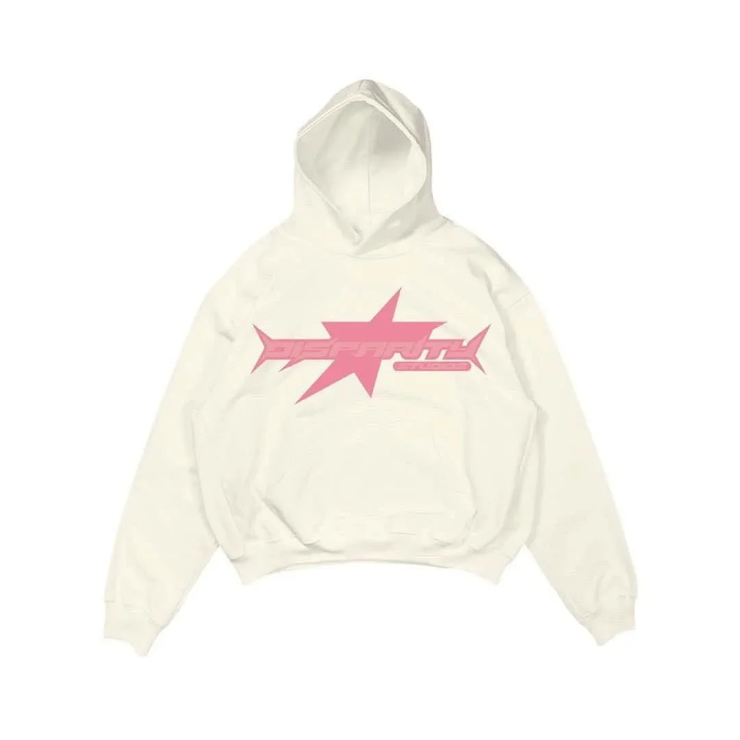 All Top Quality Personality Simple Design Zip Up Hooded Jackets Niche Fashion.