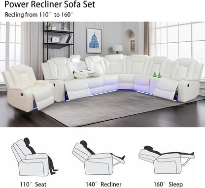 hot-sale products Best Seller Hot salesLiving Room Furniture Reclining Sectional Sofa, Living Room Power Recliner Adjustable Sof