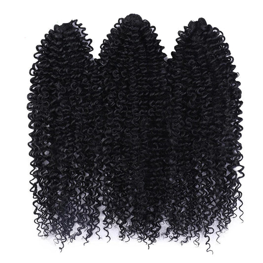 18" Magic Afro Kinky Curly Crochet Hair | Ombre Passion Twist Braids | 60 Strands/Pack | Heat Resistant