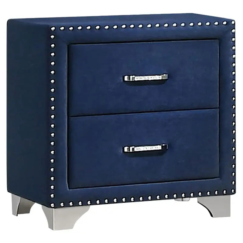 Pacific Blue 5-Piece Eastern King Bedroom Set - Stylish Design for Modern Comfort, Includes Bed, Nightstands, Dresser.