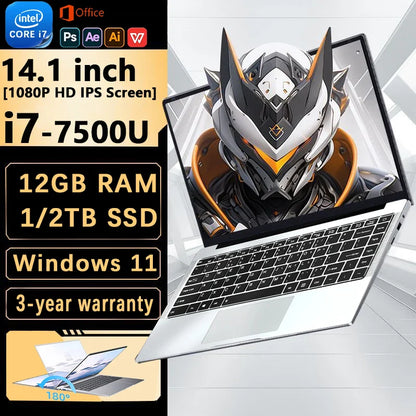 14.1“ Windows 11 Pro intel core i7-7500U/Intel Atom x7 A3950 ,12GB RAM