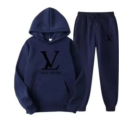 2025 Autumn/Winter new men sweatshirts and trousers, 2-piece set outdoor fashionable jogging suits.