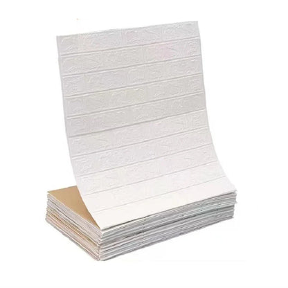 3D Self-Adhesive Wallpaper, 70cm*1/5/10m , Waterproof Brick Wall,  Living Room, Bedroom, Children's Room Home Decor