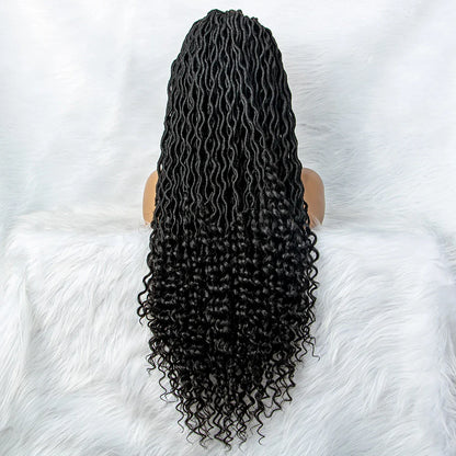 Goddess Box Braids Wig | Curly Ends | Full Lace | Crochet Hair | Black Women