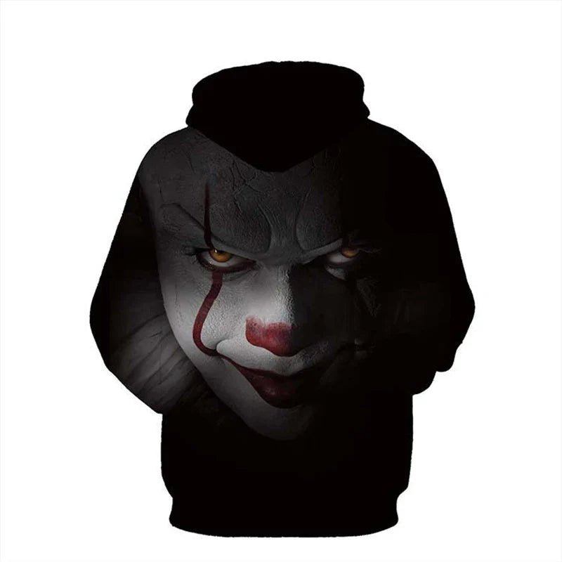 New Arrival Personality Hoodies ,Horror Movies 3D Printed Pullover.