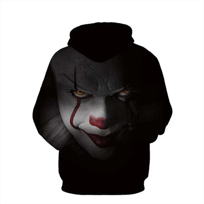New Arrival Personality Hoodies ,Horror Movies 3D Printed Pullover.