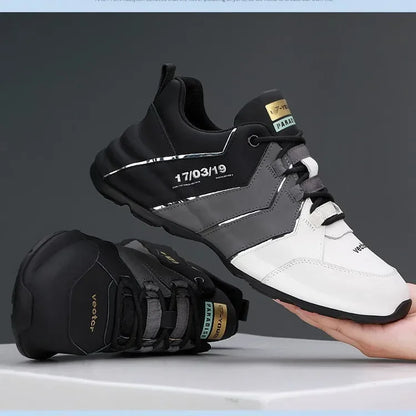 Artificial Leather Men Causal Shoes Male Spring Men Casual Light Shoes Sneakers Lac-up Flats Breathable Outdoors Sapato