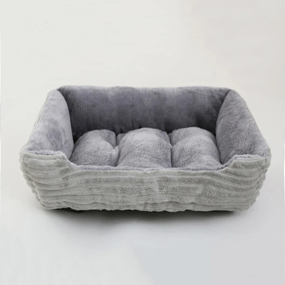 Bed for Dog, Cat, Pet  Plush Kennel, Medium, Small Dog Sofa Bed Cushion, Pet Calming Dog Bed .