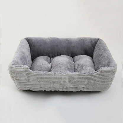 Bed for Dog, Cat, Pet  Plush Kennel, Medium, Small Dog Sofa Bed Cushion, Pet Calming Dog Bed .