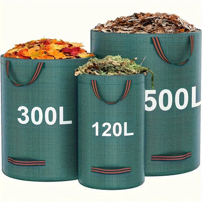 Heavy-Duty Garden Waste Bags - Reusable  Bags  Industrial Fabric and Handles