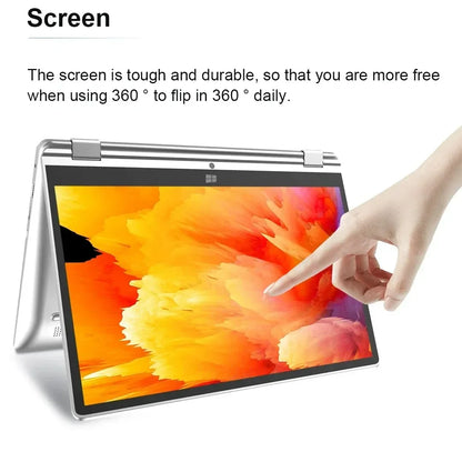 11.6-Inch 2-in-1 Touchscreen Intel Laptop Tablet, Windows 11 Pro 8GB DDR4 RAM,128GB/256GB/512GB SSD  Portable Study Computer.