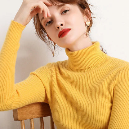 Women Fall Turtleneck Sweater, Cashmere Sweaters For Women 2025.