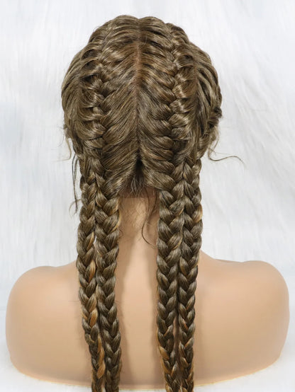 KIMA New Arrival 26" Braided Wig | Lace Front with Baby Hair