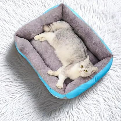 Large Pet House Dog Bed, Cat Mat, Long Plush Deep Sleeping Warm Soft Small Dog Cushion.