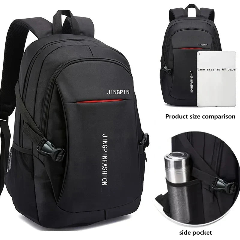 Men Backpacks Oxford Waterproof ,Rucksack, Computer Bag, Senior High School Student Schoolbag.