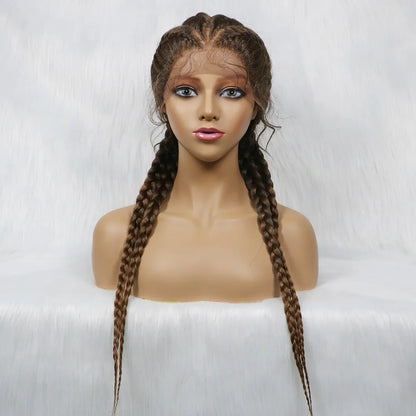 KIMA New Arrival 26" Braided Wig | Lace Front with Baby Hair