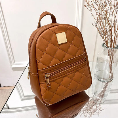 Embroidered backpack 2021 women's bags girls backpack.