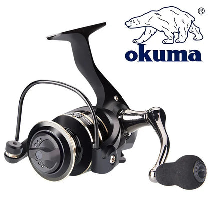 Newest OKUMA AC2000-7000 Fishing Reel, Metal Ball Grip Spinning Reel 5.2:1, Metal Reel Cup12KG Max Drag.