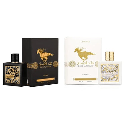 Lattafa Qaed Al Fursan for Men, Eau de Parfum Spray, 3.04 Ounce