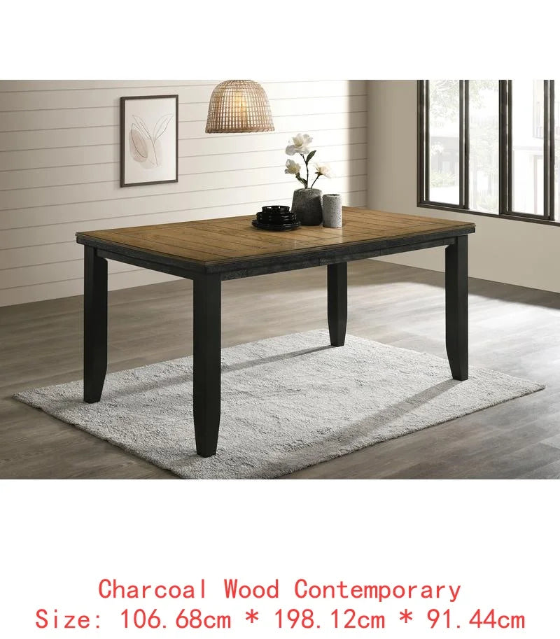 Bennox 5 Piece Counter Height Dining Set, Includes Table & 4 Barstools, Brown