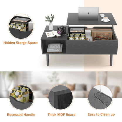 Lift Top Coffee Tables For Living Room, 39.37"x19.7" Desk.