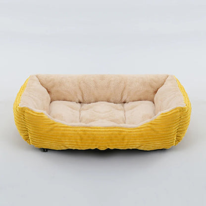 Bed for Dog, Cat, Pet  Plush Kennel, Medium, Small Dog Sofa Bed Cushion, Pet Calming Dog Bed .