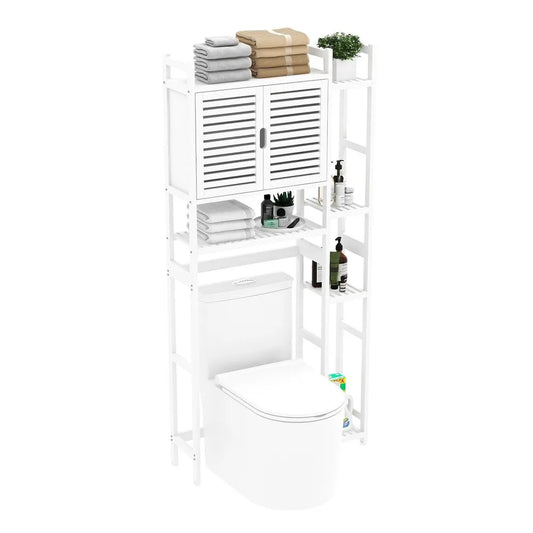 Over The Toilet Storage Cabinet  4  Shelves