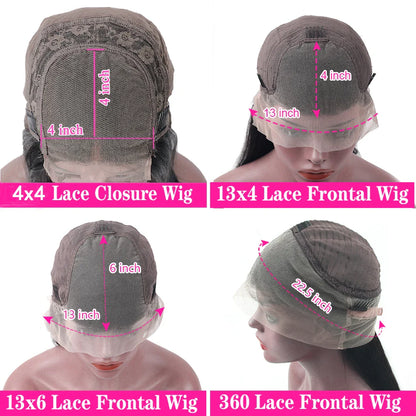 13x4 HD Lace Front Kinky Straight Wig | Long | Brazilian Virgin Hair | Pre-Plucked | Natural Hairline