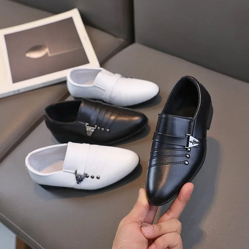 Spring, Autumn Shoes for Boys, Fashion Versatile Casual Slip-on  Shoes for School, Formal ,Performance.