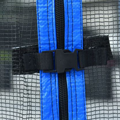 14FT Trampoline With Backboard, With Enclosure Net And Ladder.