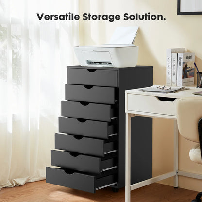 7 Drawer Chest Dressers Nightstand Storage Cabinet.