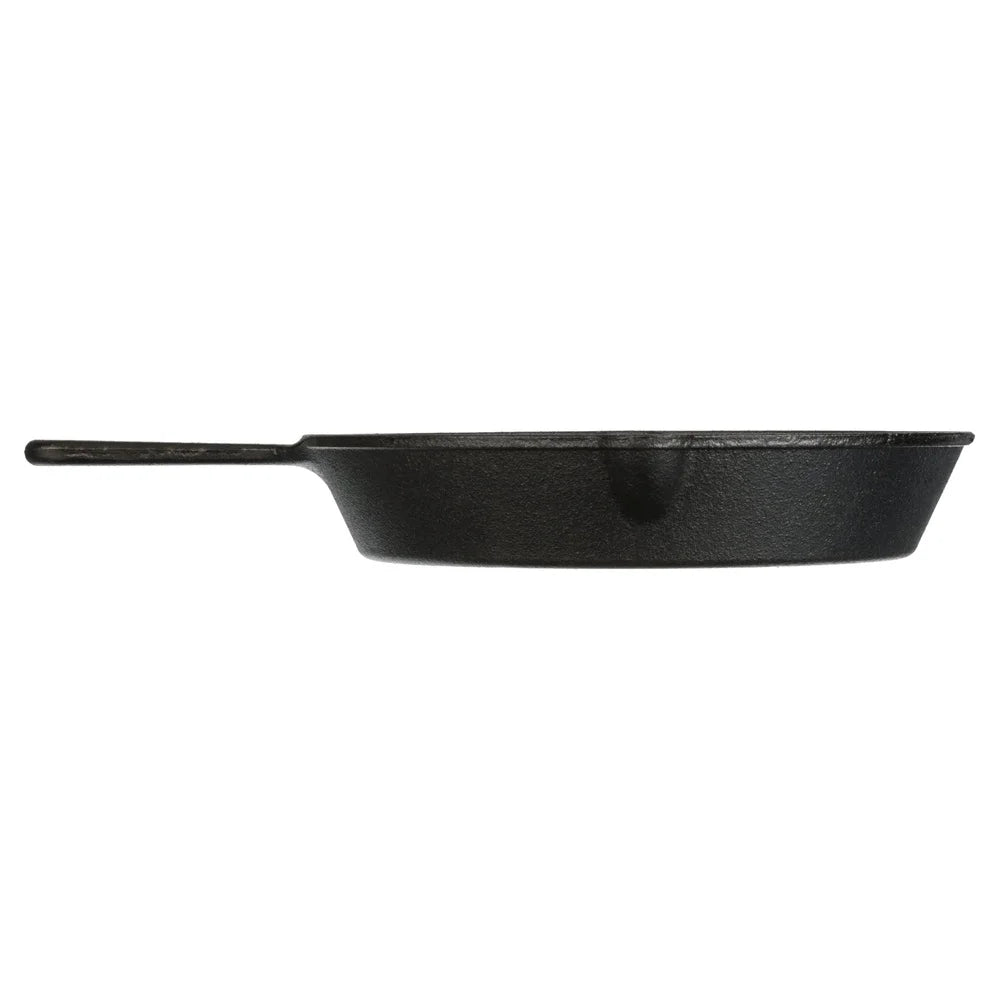 Pre-Seasoned Cast Iron Skillet 10.5 Inch, Heat Distribution Versatile Cooking Nonstick Surface, Campfire Safe Easy Drain Pour.
