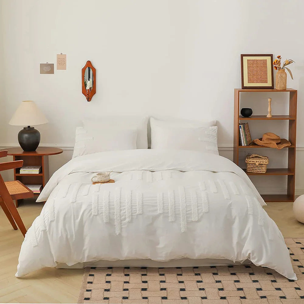 100% Cotton 3Pcs Complete Bedding Set