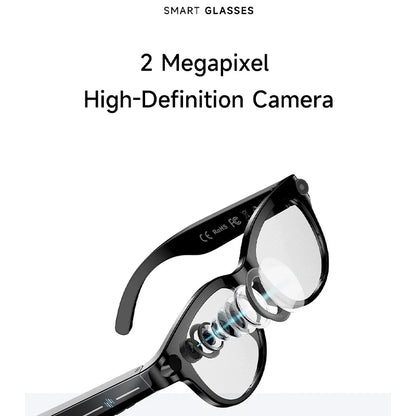 2026 New Al Smart Glasses, 200w HD Camera, Video Record, Voice Translation, Photo Recognition, Music Playback, BT Call Smart Sunglasses.