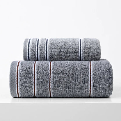 2PCS Luxurious Cotton Towel Set, Ultra Soft Highly Absorbent , for Home Bathroom 100% Cotton.