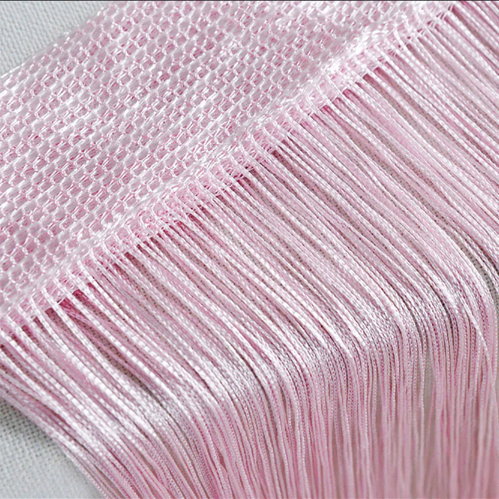 50cm X 200cm Thread Curtains Screen Ribbon String Divider Blind.