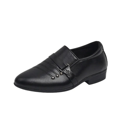 Spring Autumn Boy Leather Shoe, Fashion Causal  Slip-on Loafers.