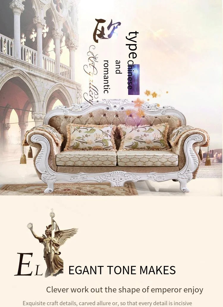Light Luxury Fabric Sofa 1+2+3 Seaters.