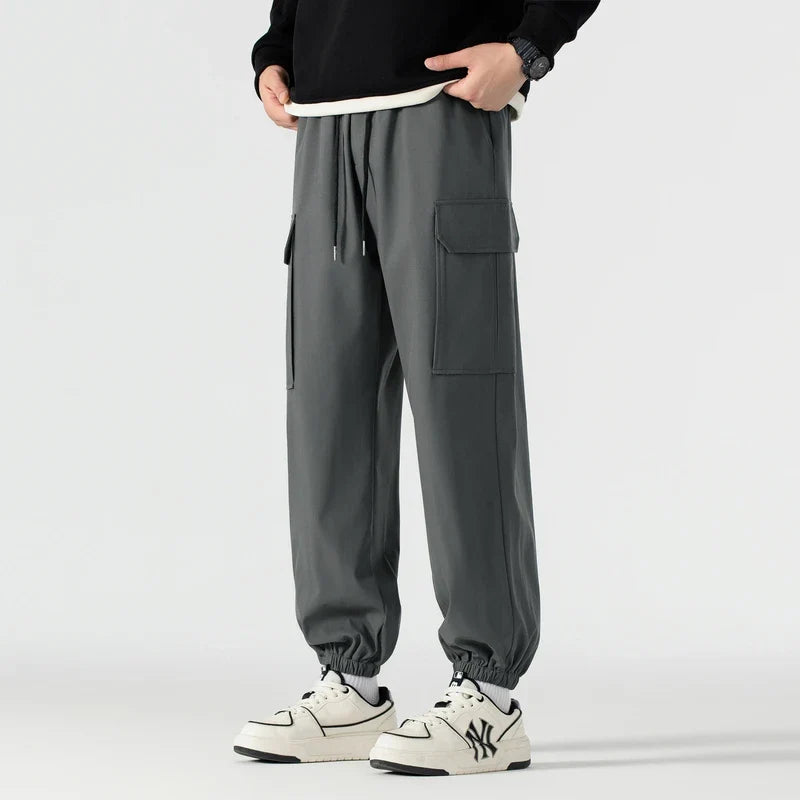 Casual pants spring and autumn tight-fitting  windproof and waterproof