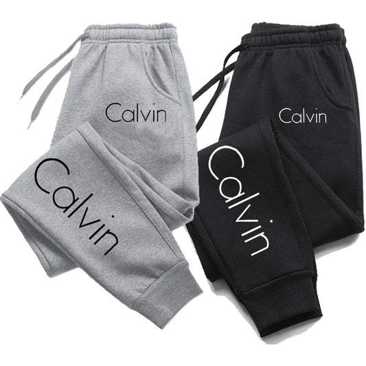 Casual Printed Sports Running Trousers Men Women  Long Pants