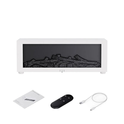 Air Humidifier Essential Oil, Home Aroma , Flame Automatic Fragrance Diffuser, With LED Light, Remote Control