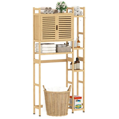 Over The Toilet Storage Cabinet  4  Shelves