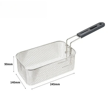 4L Electric Deep Fryers Oil Oven Adjustable Thermostat 2000W.