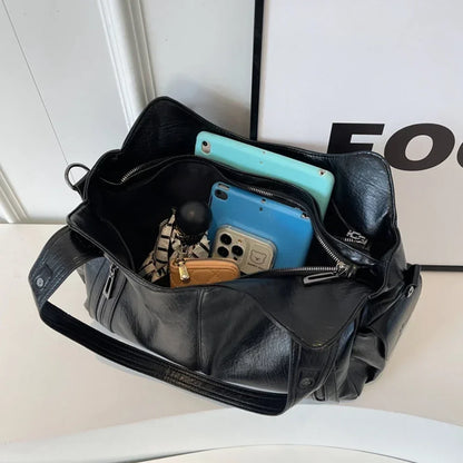 Soft Interior Compartment Shoulder Bags, 2026 High Quality Contrasting Colors Bags for Women.