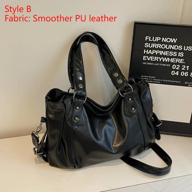 Soft Interior Compartment Shoulder Bags, 2026 High Quality Contrasting Colors Bags for Women.