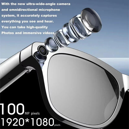 Xiaomi 8K HDSmart Glasses AI GPT, Camera, Bluetooth Call, 260Mah Battery, Voice Assistant ,Translate, office, Identify Objects.