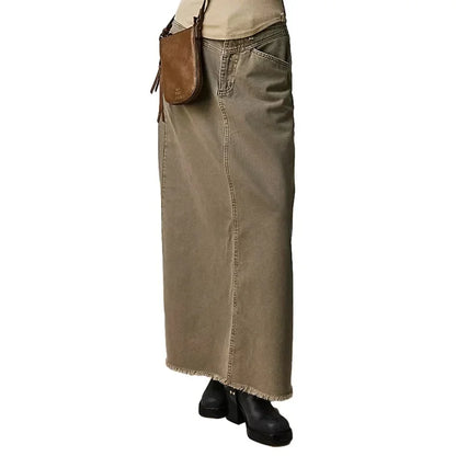 Loose Casual Summer Denim Skirt, Comfortable, Breathable, Summer Skirt.